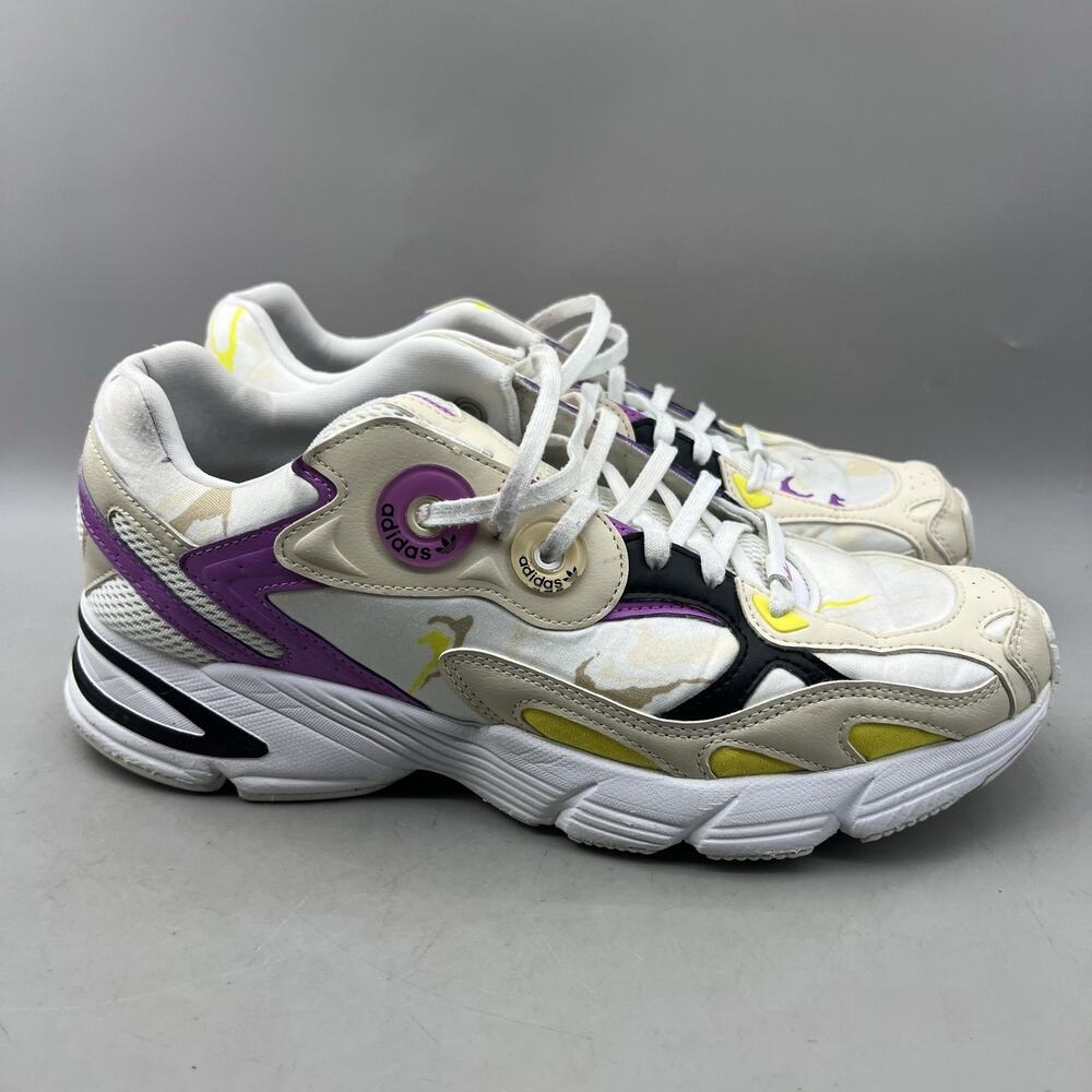adidas Thebe Magugu x Astir Shoes Women Size 11 White Purple Comfort Sneakers